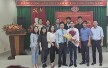 LỄ KẾT NẠP ĐẢNG VIÊN MỚI TẠI TRUNG TÂM ỨNG DỤNG KỸ THUẬT HẠT NHÂN TRONG  CÔNG NGHIỆP